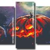 scary pumpkins Panels paint by numbers