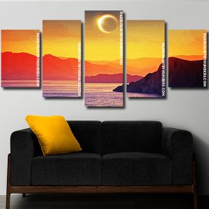 solar eclipse in antarctica Panel paint by numbers