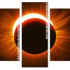 solar eclipse rays Panels paint by numbers