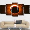 solar eclipse rays Panel paint by numbers