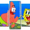 Spongebob And Patrick panels paint by numbers