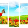 Spring Tulip Flowers panels paint by numbers