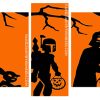 star wars trick or treat panels paint by numbers