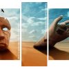 Surreal Desert Art panels paint by numbers