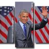 the president Barack Hussein Obama Panels paint by numbers