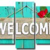 welcome Decoration Panels paint by numbers