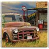 Abandoned Dodge Truck And Gas Station panels paint by numbers