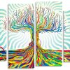 Abstract Matei Apostolescu Tree Panels paint by numbers