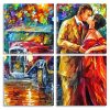 Abstract Romantic Couple Panels paint by numbers