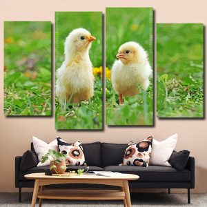 Adorable Chicks Panels paint by numbers