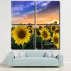 Aesthetic Sunflowers Field panel paint by numbers