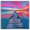 Aesthetic Sunset Seascape Panels paint by numbers