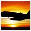 Aircraft Silhouette Panels paint by numbers