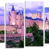 Alcazar de Segovia Spain panels paint by numbers