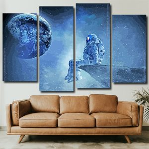 Astronaut In Space panels paint by numbers