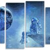 Astronaut In Space panels paint by numbers