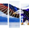 Bald Eagle American Flag panels paint by numbers