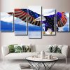 Bald Eagle American Flag panel paint by numbers