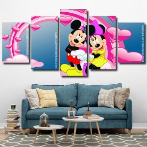 Mickey And Minnie Love panels paint by numbers