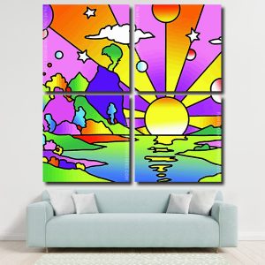 Pop art Sunny day Panels paint by numbers