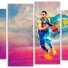 Stephen Curry panels paint by numbers