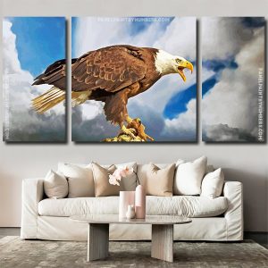 Aesthetic Bald Eagle Panels paint by numbers