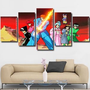 Yu Yu Hakusho Anime Characters Panels paint by numbers