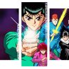 Yu Yu Hakusho Anime Characters Panel paint by numbers