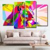 abstract lion Panel paint by numbers