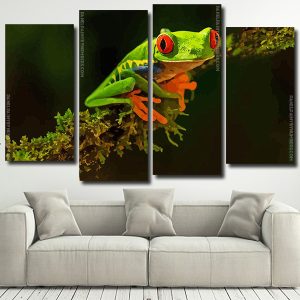 Green Frog Panels paint by numbers