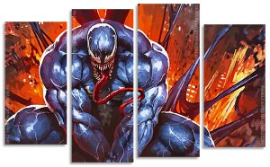 Venom Movie panels paint by numbers