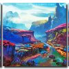 Aesthetic Fantasy Landscape 3 Panels Paint By Numbers