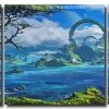 Fantasy Landscape 3 Panels Paint By Numbers