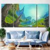 Fantasy Landscape Scenery 3 Panels Paint By Numbers