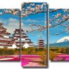 Japanese Landscape 5 Panels Paint By Numbers