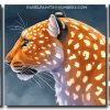 Light Leopard 3 Panels Paint By Numbers