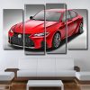 Red Lexus 4 Panels Paint By Numbers