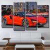 Red Mclaren 4 Panels Paint By Numbers