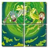 Rick And Morty In Space Square Panels Paint By Numbers