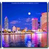 Aesthetic Tampa Bay In Florida 3 Panels Paint By Numbers