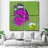 Aesthetic Purple Butterfly Square Panels Paint By Numbers