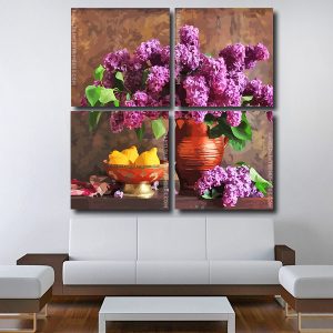 Aesthetic Purple Flowers Square Panels Paint By Numbers