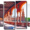 Aesthetic Sevilla 4 Panels Paint By Numbers