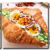 Avocado Croissant 3 Panels Paint By Numbers