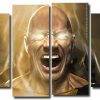 Black Adam Marvel 4 Panels Paint By Numbers