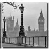 Black And White London City 3 Panels Paint By Numbers