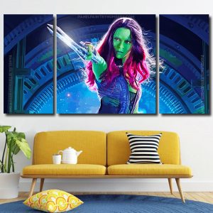 Gamora 3 Panels Paint By Numbers