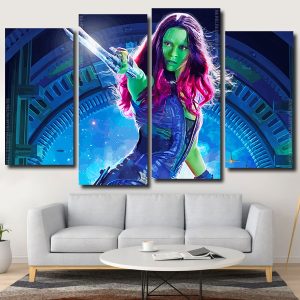 Gamora 4 Panels Paint By Numbers