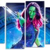 Gamora 4 Panels Paint By Numbers