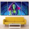 Gamora Marvel 3 Panels Paint By Numbers